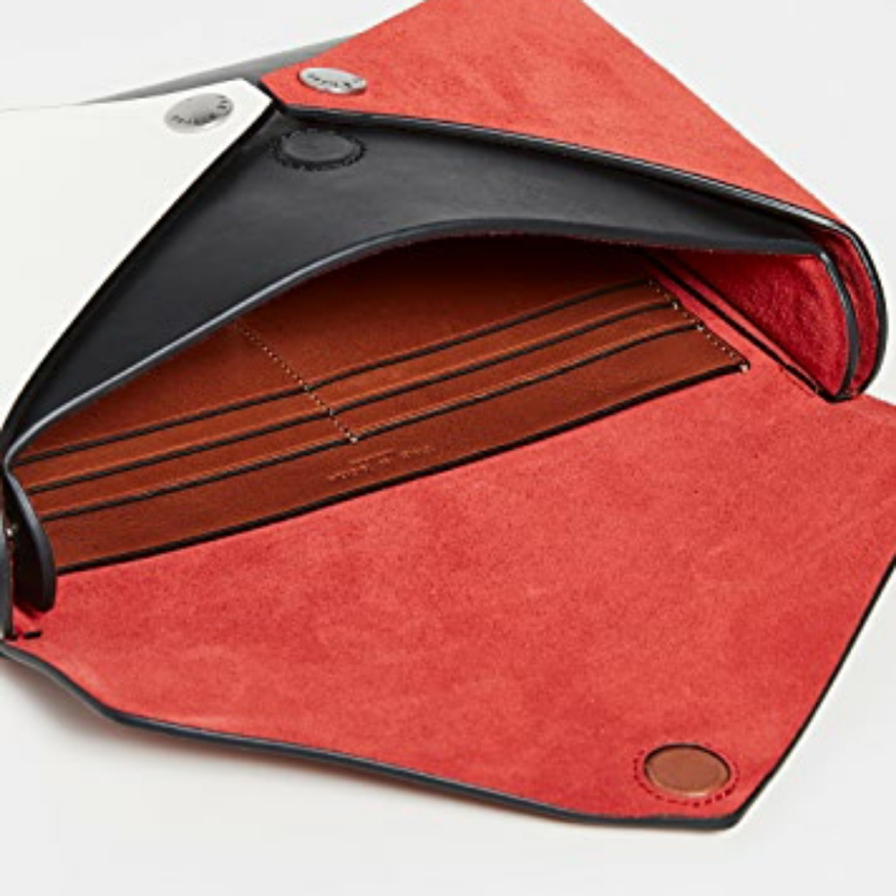 Leather clutch